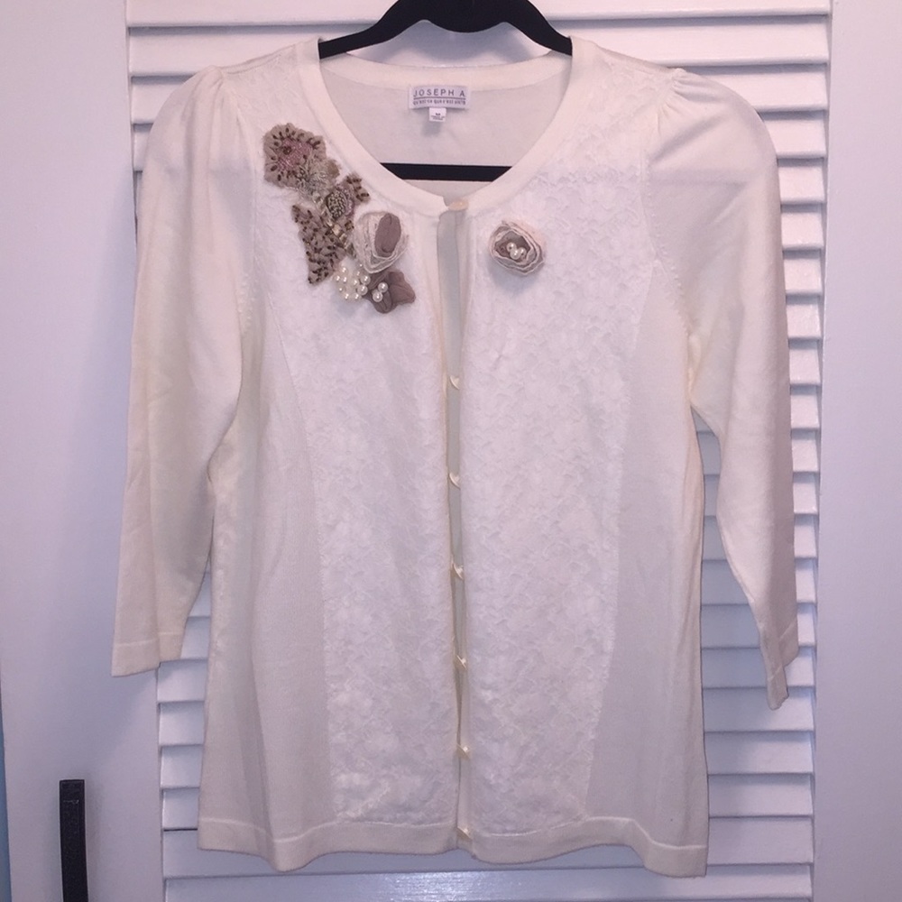 Cream cardigan